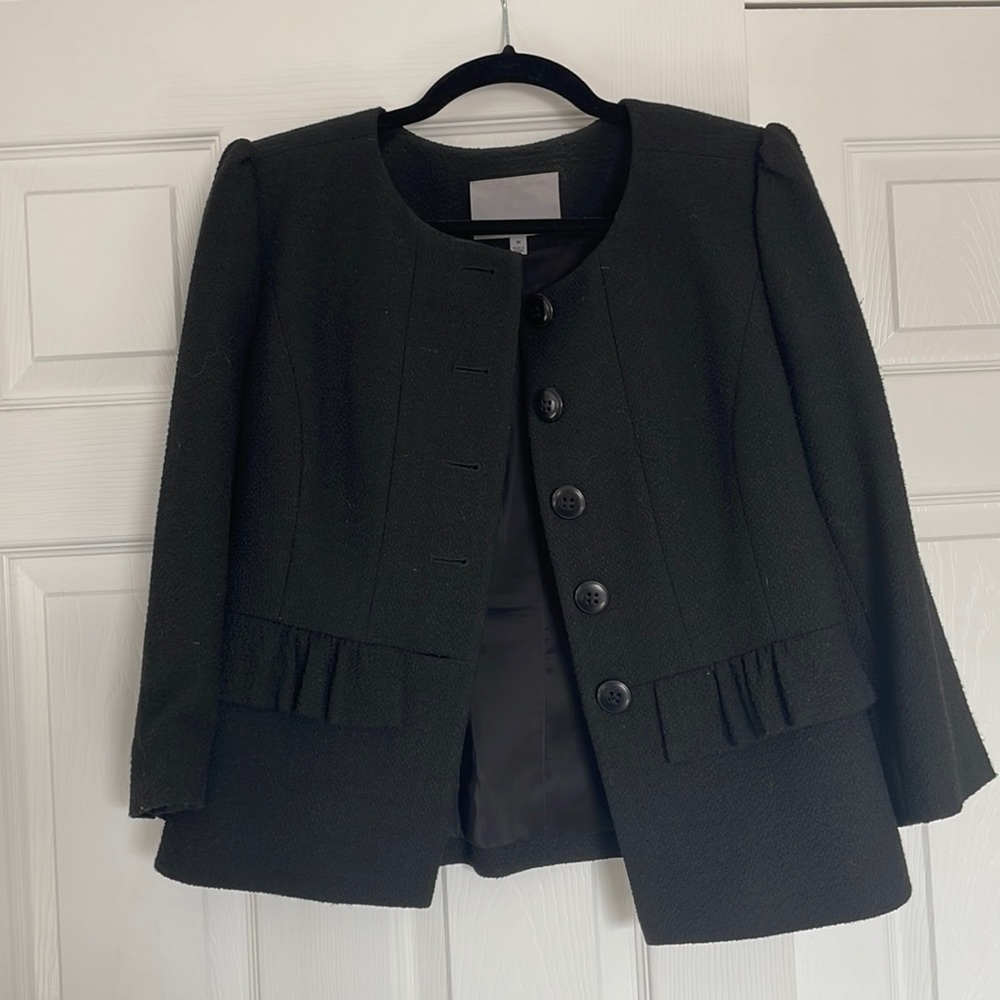 Classiques Entier Black Tweed Jacket